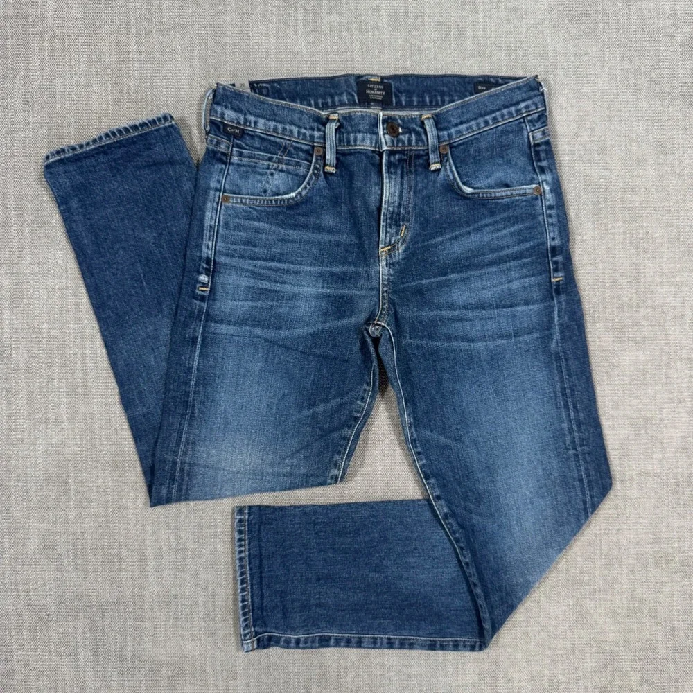 Citizens of Humanity Elsa Mid Rise Slim Fit Crop Jeans Women Size 26 Medium Wash